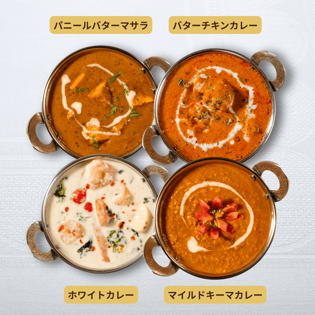 【2026年福袋】5千円ポッキリ！マイルド本格カレー4種セット