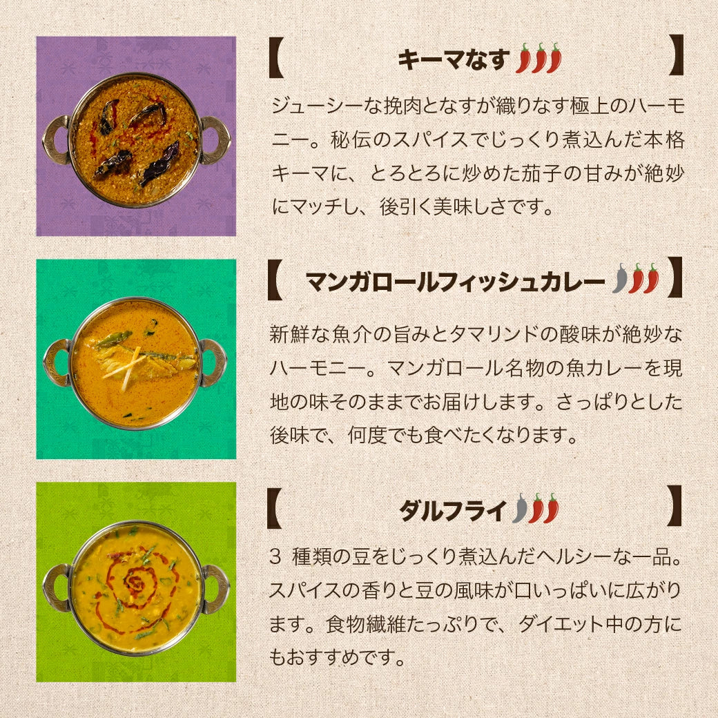 ＼公式限定プレゼント付き!!／ お試し福袋 辛口カレー3種類セット